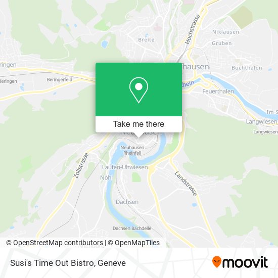 Susi's Time Out Bistro map