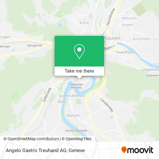 Angelo Gastro Treuhand AG map