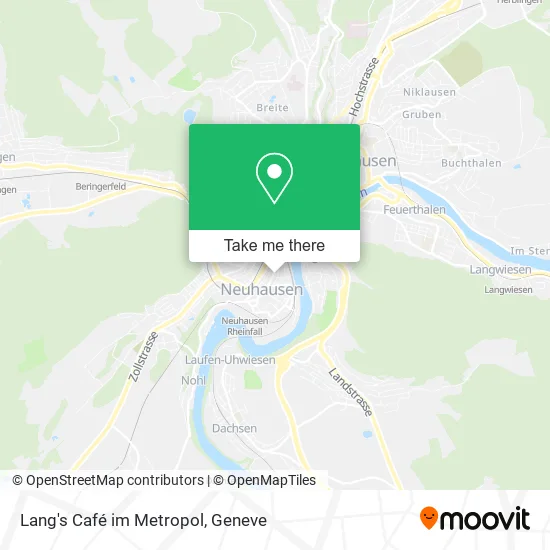 Lang's Café im Metropol map