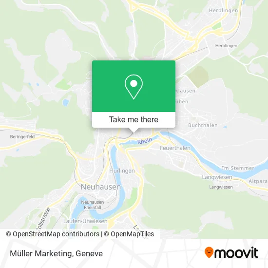 Müller Marketing map