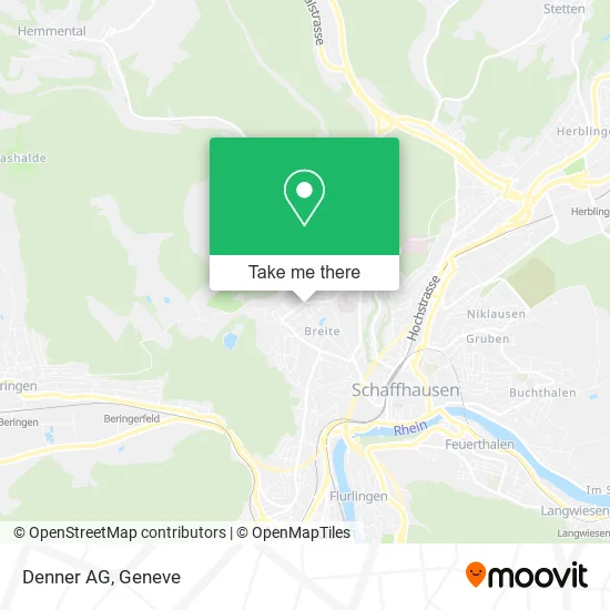 Denner AG map