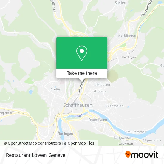 Restaurant Löwen map