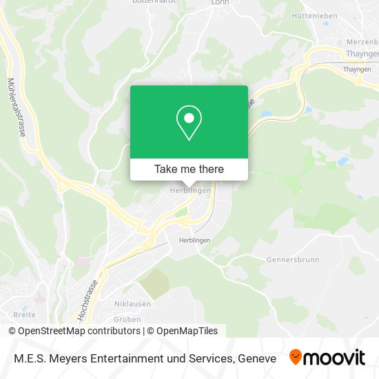 M.E.S. Meyers Entertainment und Services map