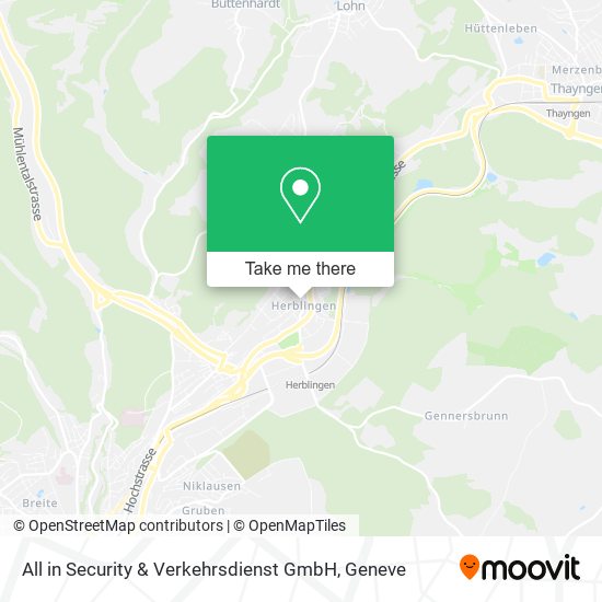 All in Security & Verkehrsdienst GmbH map