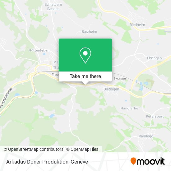 Arkadas Doner Produktion map