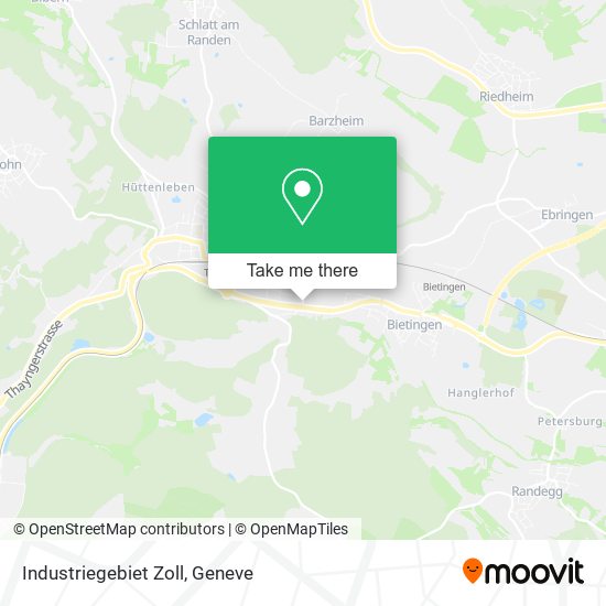 Industriegebiet Zoll map