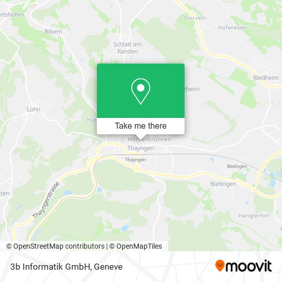 3b Informatik GmbH map