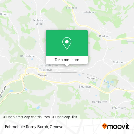 Fahrschule Romy Burch map