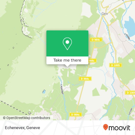 Echenevex map