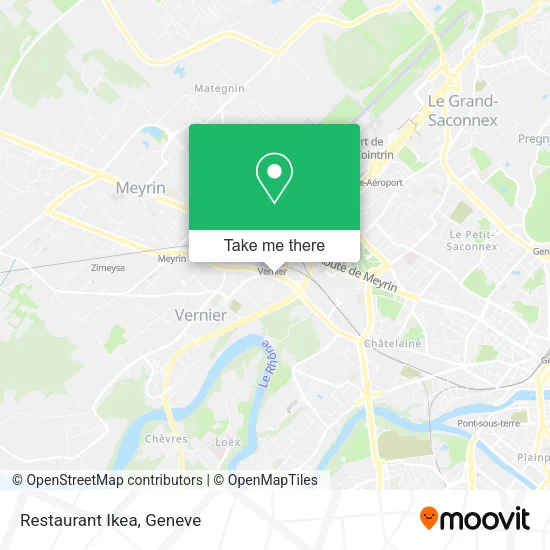 Restaurant Ikea map