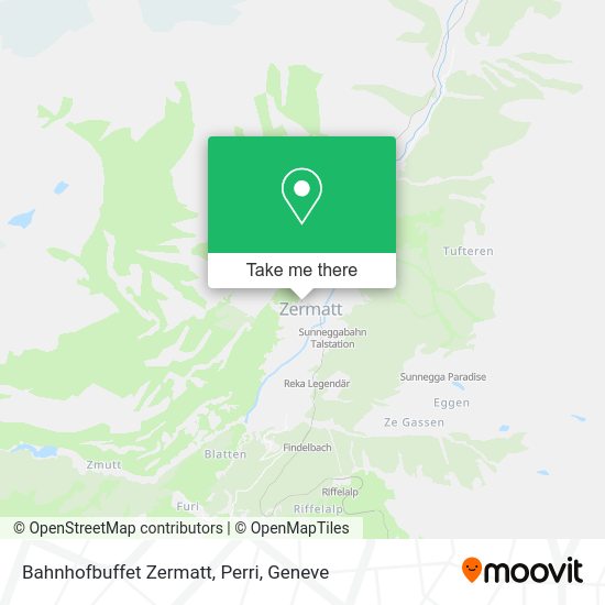 Bahnhofbuffet Zermatt, Perri map