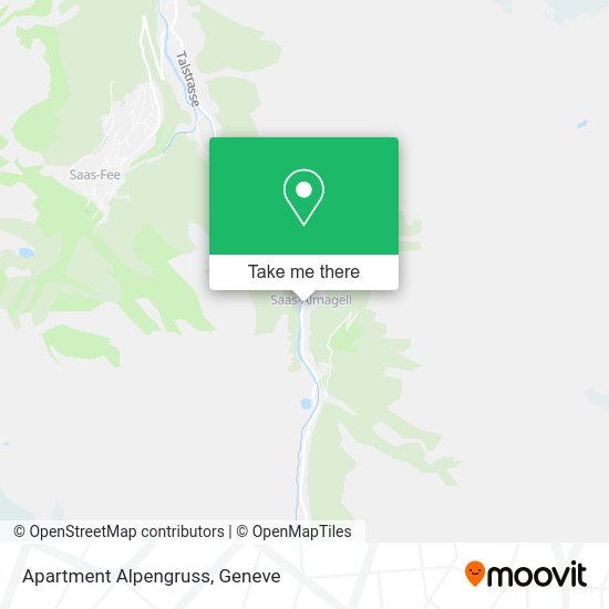 Apartment Alpengruss map