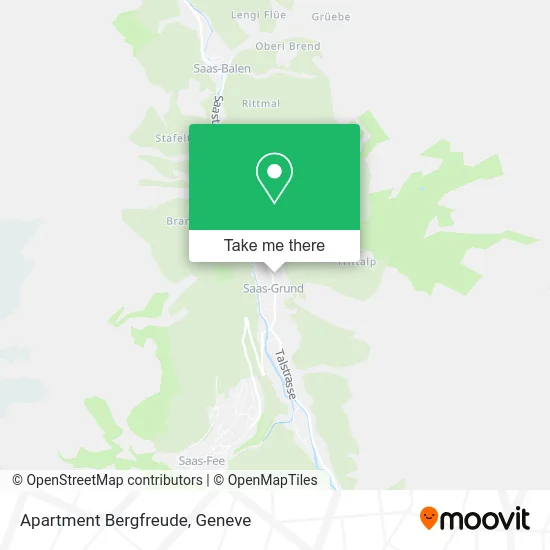 Apartment Bergfreude plan