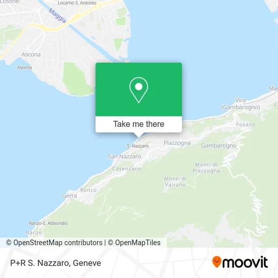 P+R S. Nazzaro map