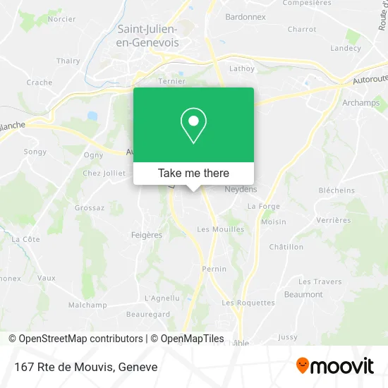 167 Rte de Mouvis map