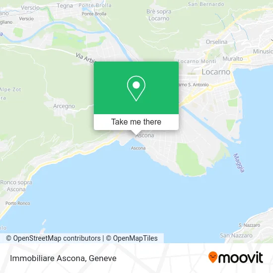Immobiliare Ascona map