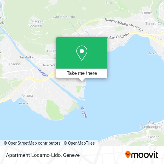 Apartment Locarno-Lido map