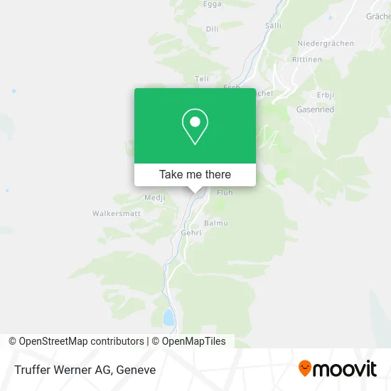 Truffer Werner AG map