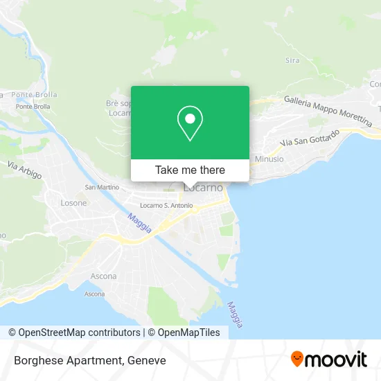 Borghese Apartment map