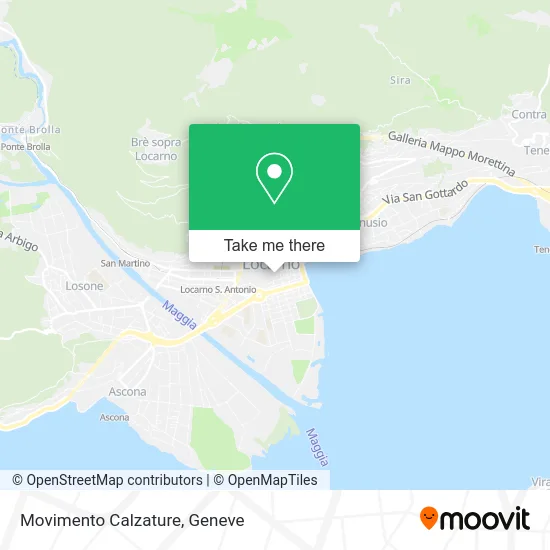 Movimento Calzature map