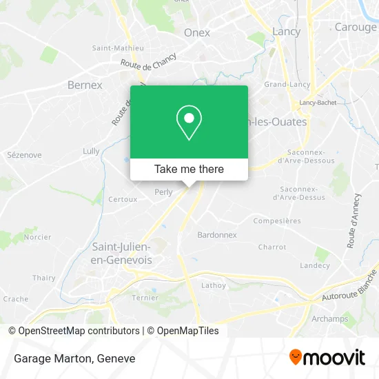 Garage Marton map