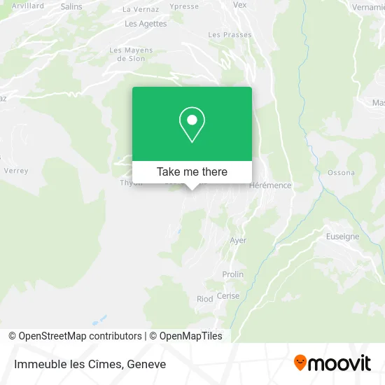 Immeuble les Cîmes map