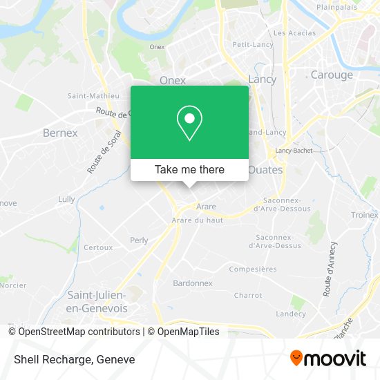 Shell Recharge map