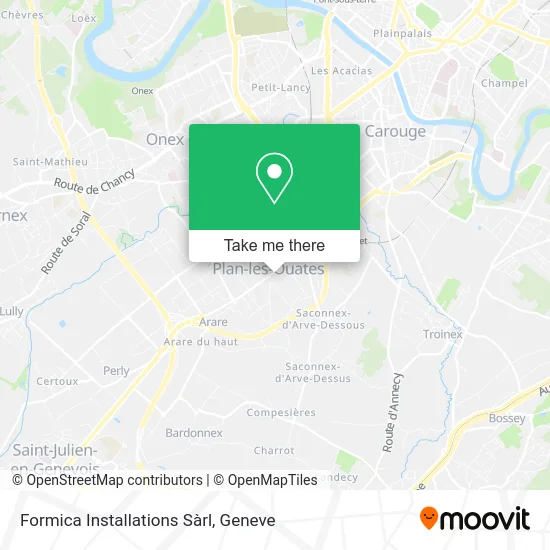 Formica Installations Sàrl map