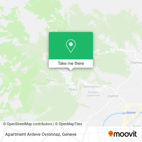 Apartment Ardeve Ovronnaz map