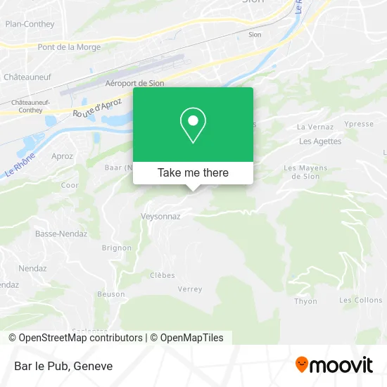 Bar le Pub map