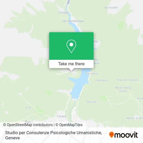 Studio per Consulenze Psicologiche Umanistiche map