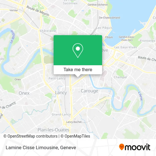 Lamine Cisse Limousine map
