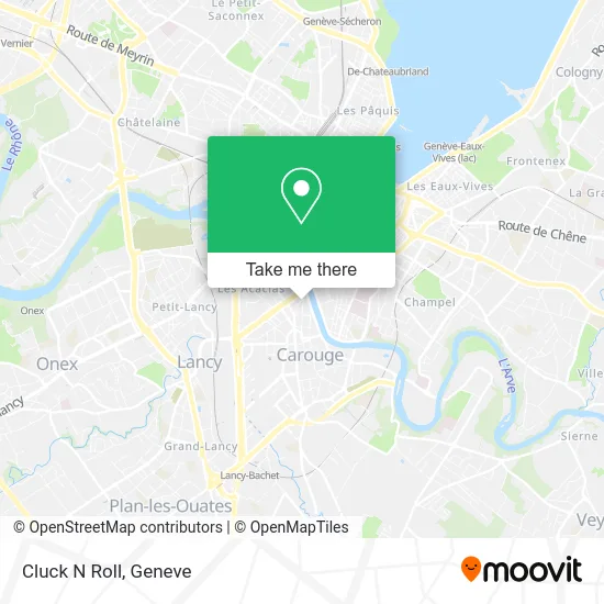 Cluck N Roll map