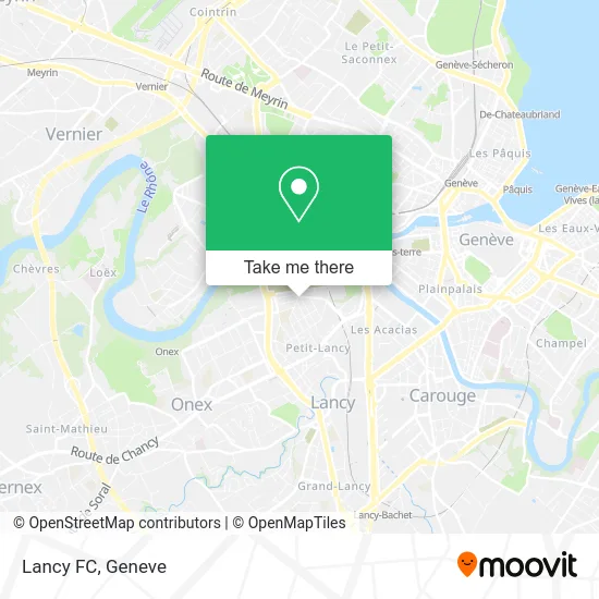 Lancy FC map