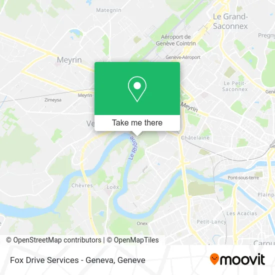 Fox Drive Services - Geneva map