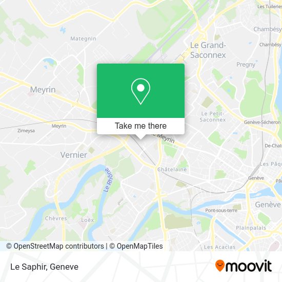 Le Saphir map