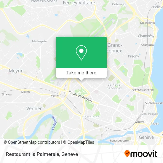 Restaurant la Palmeraie map
