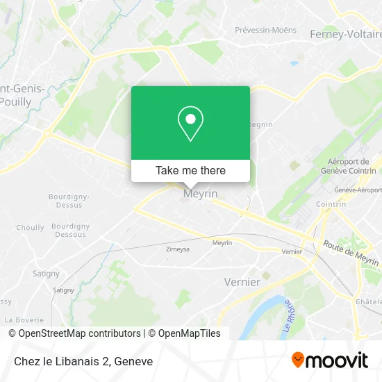Chez le Libanais 2 map