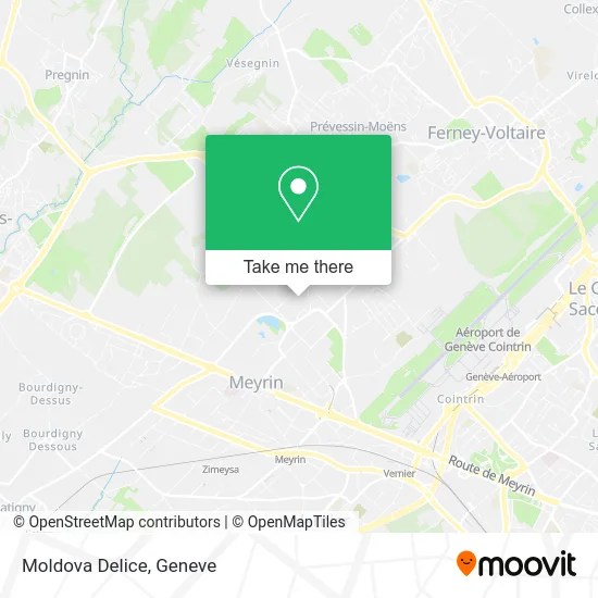 Moldova Delice map