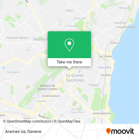 Aramex sa map