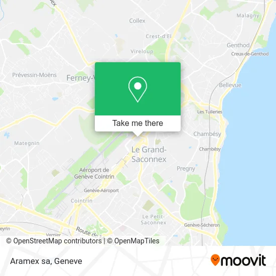 Aramex sa map