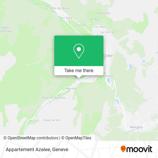 Appartement Azalee map
