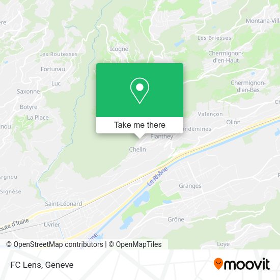 FC Lens map