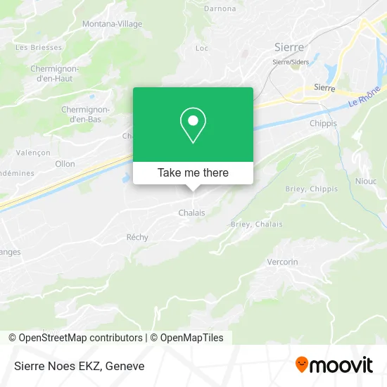 Sierre Noes EKZ map