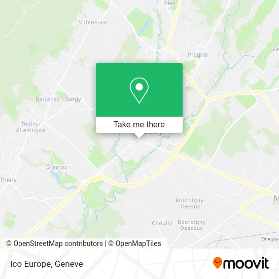 Ico Europe map