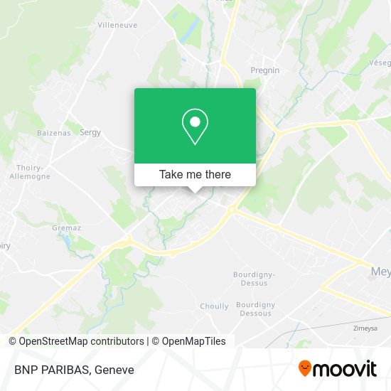 BNP PARIBAS map
