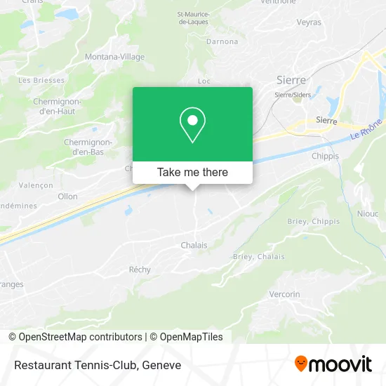Restaurant Tennis-Club map