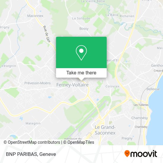 BNP PARIBAS map