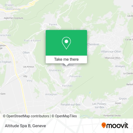 Altitude Spa B map