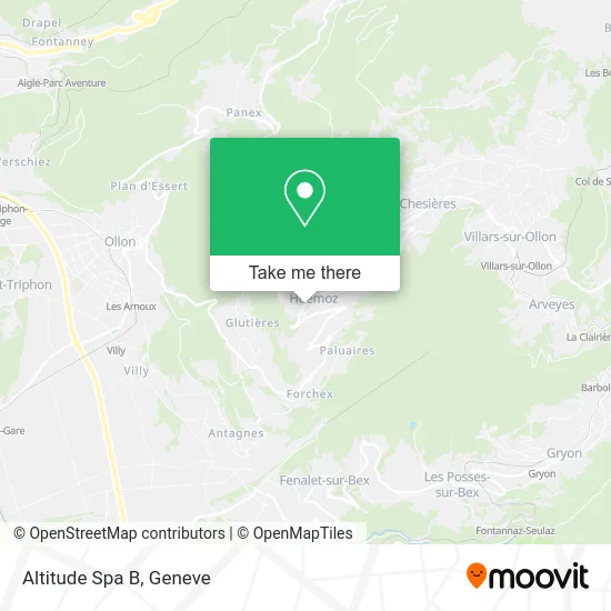 Altitude Spa B map